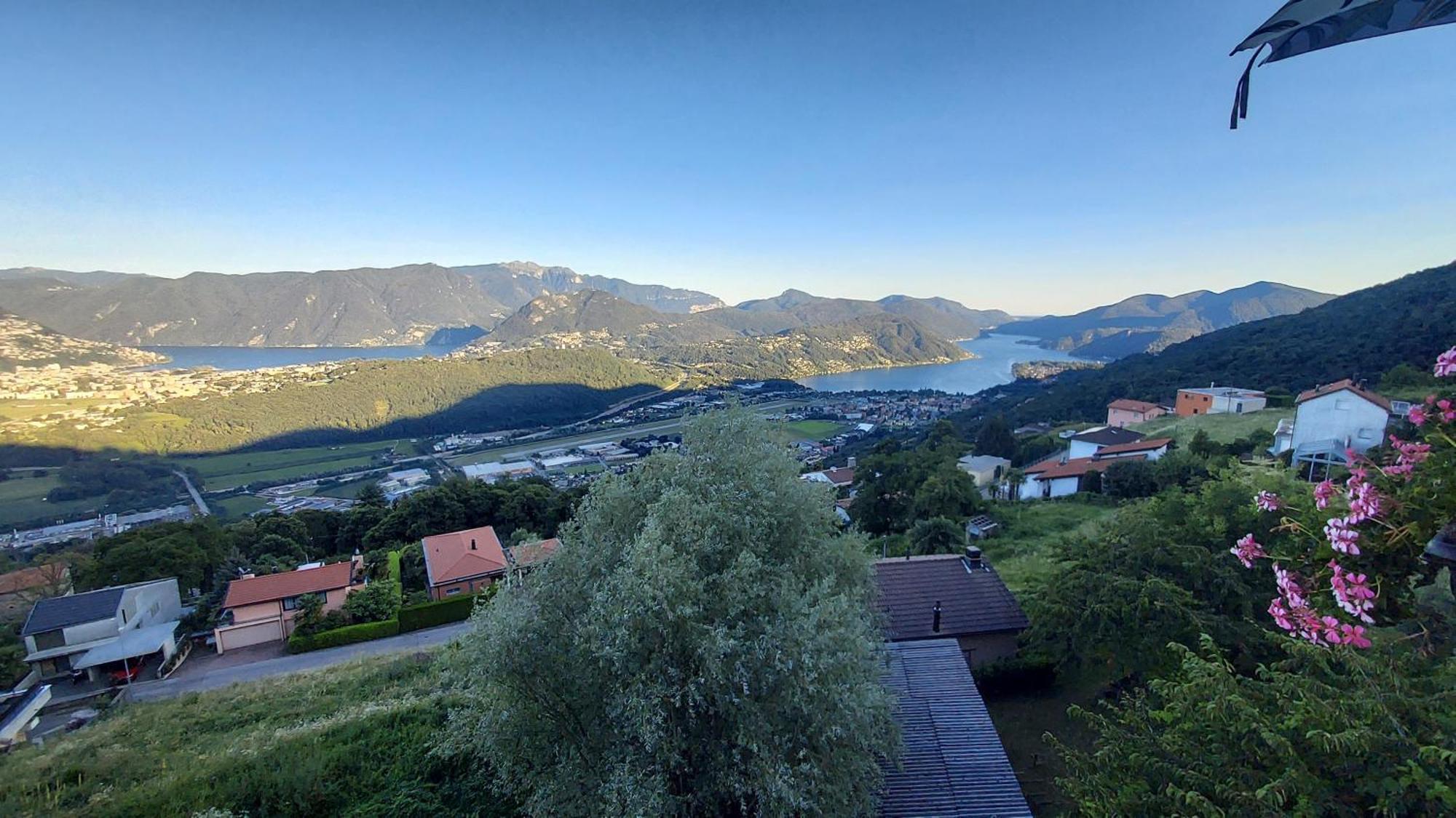 Entire Apartments With Stunning View Cademario Kültér fotó