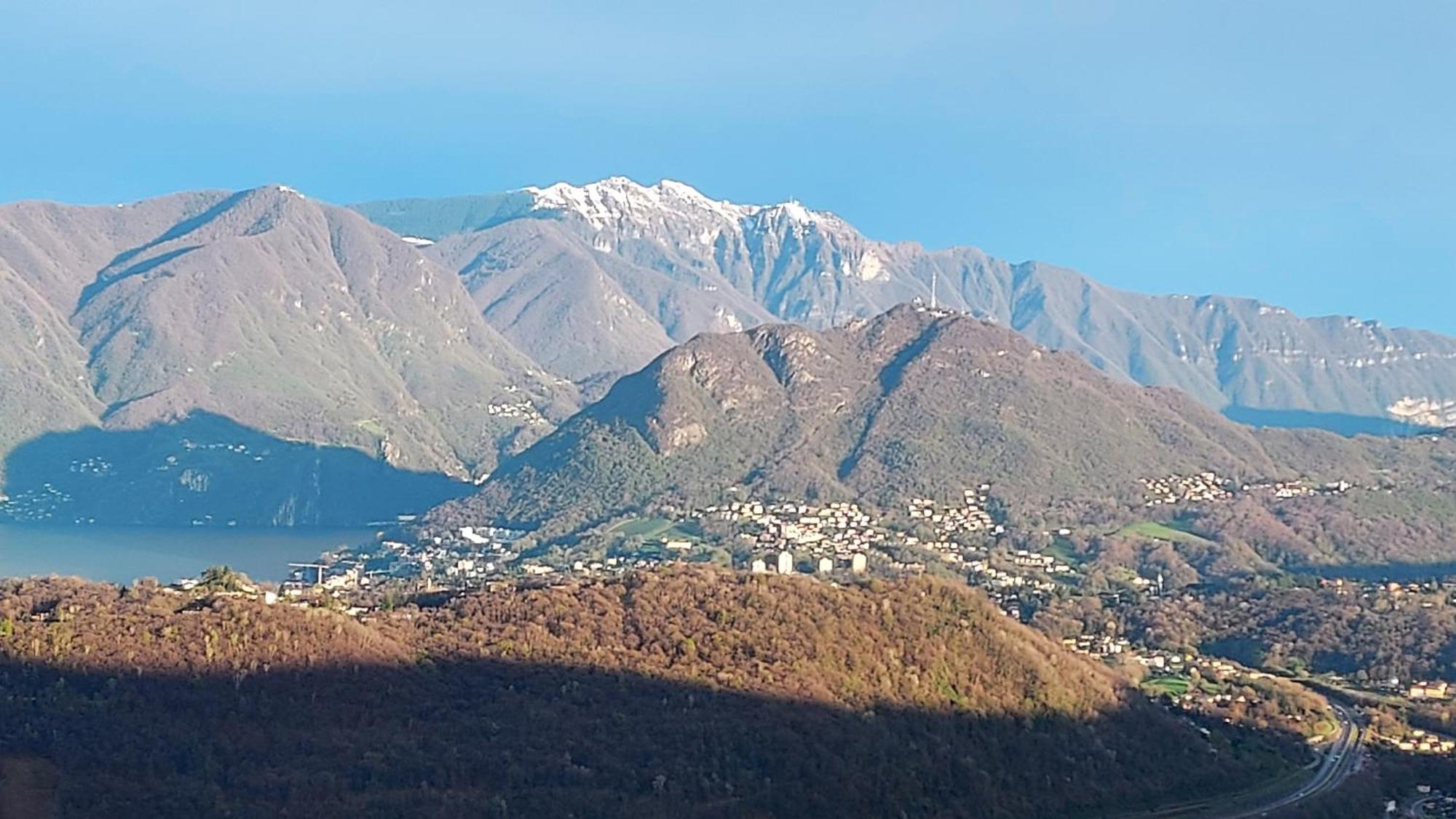 Entire Apartments With Stunning View Cademario Kültér fotó